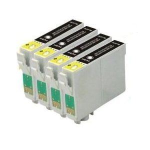 Tonercenter24 4 Cartouches d'encre noire compatibles Epson T0711