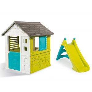 Image de Smoby Cabane enfant Pretty + Toboggan XS