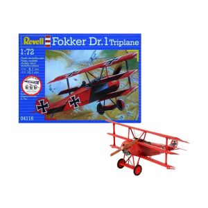 Revell Maquette avion : Fokker DR.1 Triplan - Starter Kit