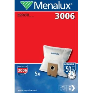 Menalux 3006 - 5 sacs Duraflow pour aspirateurs