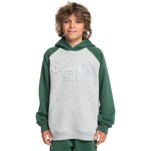 Quiksilver Age Of Blue Emboss - Sweat à capuche pour Garçon 4-16 Gris - Taille 8