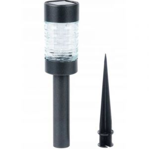 Lampe de jardin solaire a led encastree 27 cm