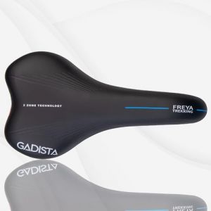 GADISTA France, Selle Velo Freya - Selle de Velo Ultra Confortable Fait Mains en Italie avec Technologie brevet&eacute;e 3ZONES, Selle VTT,