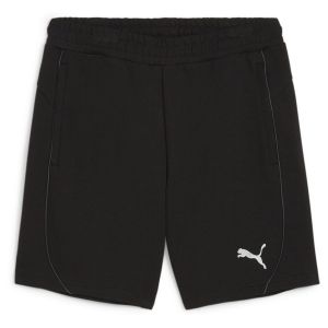 Puma TeamFINAL Casuals Shorts, Short en Maille Adultes Unisexes Black Silver, 658538