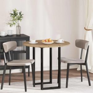 VidaXL Plateau De Table Chêne Artisanal 80 X 80 X 1.5 Cm
