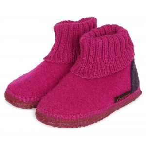 Image de Giesswein Kid's Kramsach - Chaussons taille 25, violet/rose