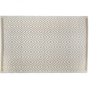 Image de Aubry Gaspard Tapis d'extérieur 100% plastique recyclé Diamant Beige