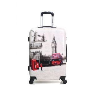 Valise Week End BLUE DOVER PRINT 64L en ABS/PC
