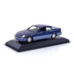 Image de Voiture Miniature de Collection MAXICHAMPS 1 43 MERCEDES BENZ 600 SEC Coupe 1992 Blue 940032600 Metal