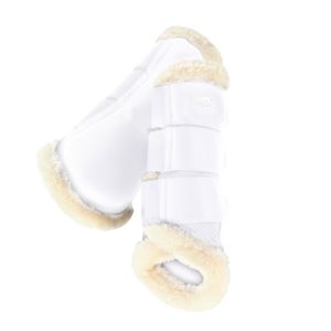 Guêtres pour cheval en fausse fourrure Eskadron Soft Mesh