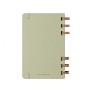 Moleskine Weekly & Monthly Planner, Agenda Hebdomadaire et Mensuelle Spirale 12 Mois 2025, Couverture Rigide et Fermeture Élastique, Couleur Crush Kiwi, Format Large 15x21 cm