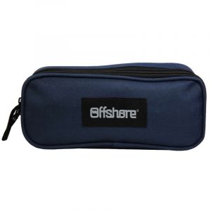 Bagtrotter trousse scolaire 2 compartiments offshore bleue