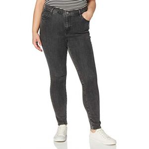 Levi's Jean skinny 721 High-rise d&eacute;lav&eacute; PLUS SIZE Gris