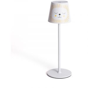 Lampe &Agrave; Poser Led Portable 3w Anisa Kids M&eacute;tal Avec Batterie Rechargeable Usb Jaune