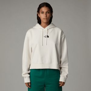 The North Face Sweat À Capuche Court Essential Pour Femme White Dune Taille M female
