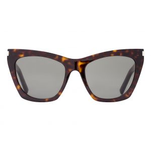 Image de Saint laurent Lunettes de Soleil Kate SL 214 Dark Havana/Grey Femme