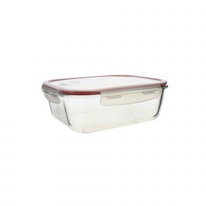 Menastyl Boîte hermétique rectangulaire 2260ml en verre
