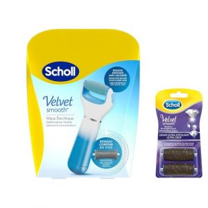 Scholl Pack râpe electrique + 2 rouleaux de remplacement ultra exfoliant