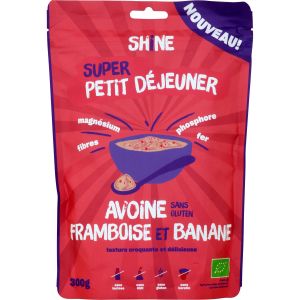 Shine Petit d&eacute;jeuner avoine, framboise & banane, sans gluten