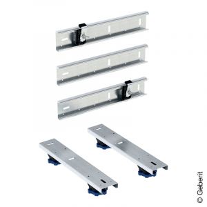 Geberit Universal Jeu de pieds et de traverses pour receveurs de douche en acrylique sanitaire, 550950001,