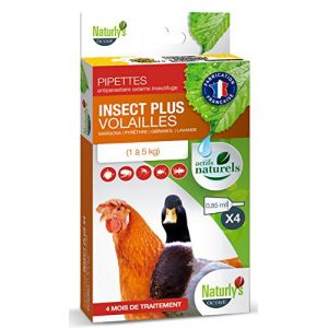 Image de Naturly's Octave Naturlys antiparasitaire 4 pipettes pour volailles
