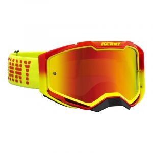 Image de Kenny Masque cross Ventury phase 2 rouge/jaune &eacute;cran iridium