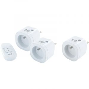 Dio Connected Home DiO Connect - 3 Prises wifi et 433MHz + télécommande