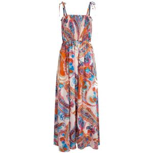 Morgan Robe longue droite imprimée multicolore femme - Taille 36