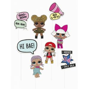 Unique Industries Inc Kit photobooth Lol Surprise 8 accessoires Taille