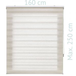 Purline Store enrouleur 160X250 BRUT Fixation Nuit et Jour Mur ou Plafond