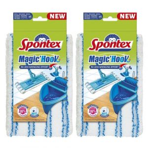 Image de Spontex Lot de 2 Recharges pour Kit Balai Magic Hook