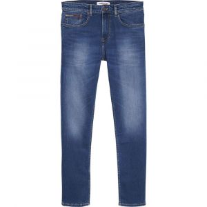 Tommy Jeans Tommy Hilfiger Austin Slim Tapered WMBS Jeans, Wilson Mid Blue Stretch, W28 / L30 Homme