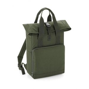 Sac &Agrave; Dos Urbain Rolltop Et Poign&eacute;es 14 Litres Bg118 Vert Olive Neuf