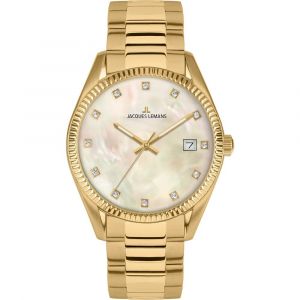 Jacques Lemans 50-4O - Montre Bracelet - Femmes - Quartz - Derby