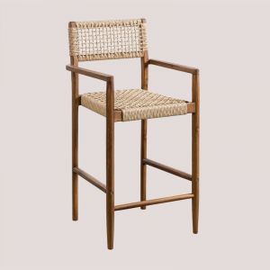 Tabouret haut en bois de teck (66,5 cm) Orebro SKLUM bois de teck 103 cm