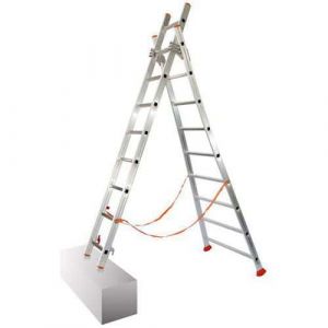 Echelle transformable 2x9 barreaux - Longueur déployée 4,26m - ATL260-2