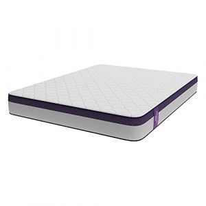 Cecotec Matelas Viscoélastique ViscoSense Flow PureVital 3900 90x190, Multicouche, Hauteur 25 cm, Fermeté Élevée, Noyau Mousseux FoamVital, Double Face Dual System pour Hiver et Été