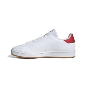 Image de Adidas Chaussures urban court homme blanc/rouge