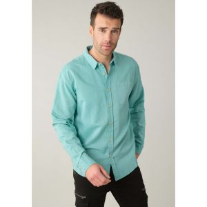 Deeluxe Chemise En Lin Coton Couleur Unie Homme 74