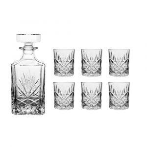 Table passion Coffret carafe avec 6 verres transparents
