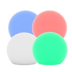 Lampe &agrave; poser ronde boule sph&eacute;rique mod. Hoop &Oslash; 40 cm Lumi&egrave;re Led Multicolor avec alimentation par Batterie &agrave; &eacute;nergie solaire