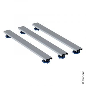 Geberit Universal Jeu de pieds et de traverses pour receveurs de douche en r&eacute;sine de pierre, 554958001,