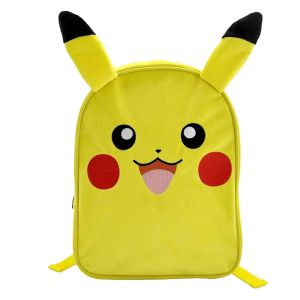 La Plume Dorée Petit sac à dos enfant Pokémon Pikachu en velours