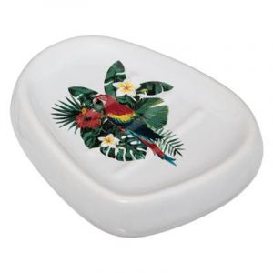 Image de Five Porte Savon en Céramique "Tropical" 12cm Blanc