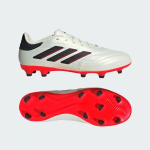Adidas Chaussure Copa Pure II League Terrain souple - Ivory / Core Black / Solar Red, Ivory / Core Black / Solar Red - Taille 43 1/3