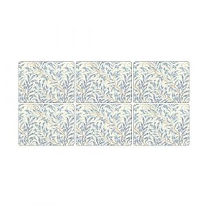 Pimpernel Branche d'osier Bleu Lot de 6 Sets de Table