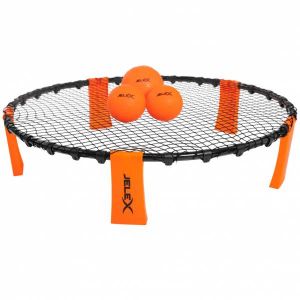 JELEX "Smash" Filet rond Ensemble de 6 avec 3 balles orange