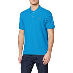 Lacoste L1212 - Polo - Coupe droite - Manches courtes - Homme - Bleu (Ibiza PTV) - M (Taille Fabricant : FR 4)