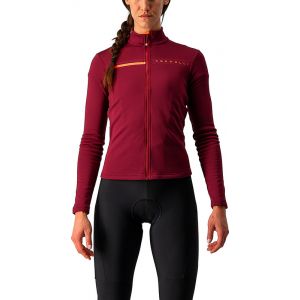 Castelli Sinergia 2 Jersey FZ Women, rouge M Maillots route