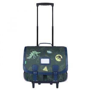 Tann's - Cartable à roulettes 41cm Timothée kaki - 11726